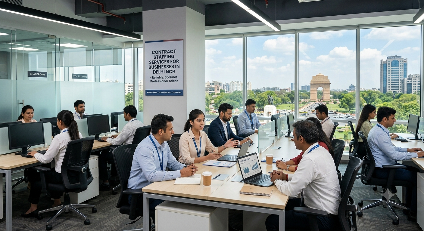 contract staffing services in delhi ncr