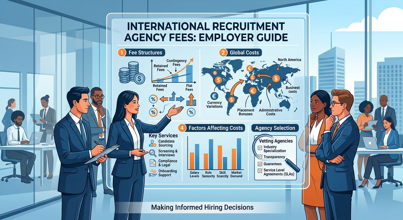 international recruitment agency fees
